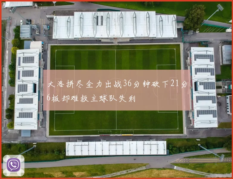 大洛拼尽全力出战36分钟砍下21分6板却难救主球队失利